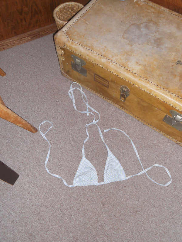 amelie bikini top (in light blue)