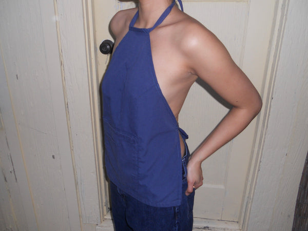 apron top (in navy)
