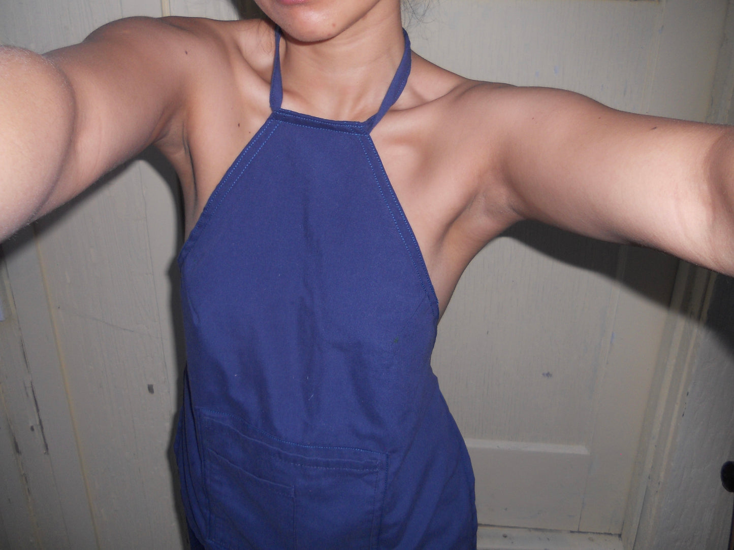 apron top (in navy)