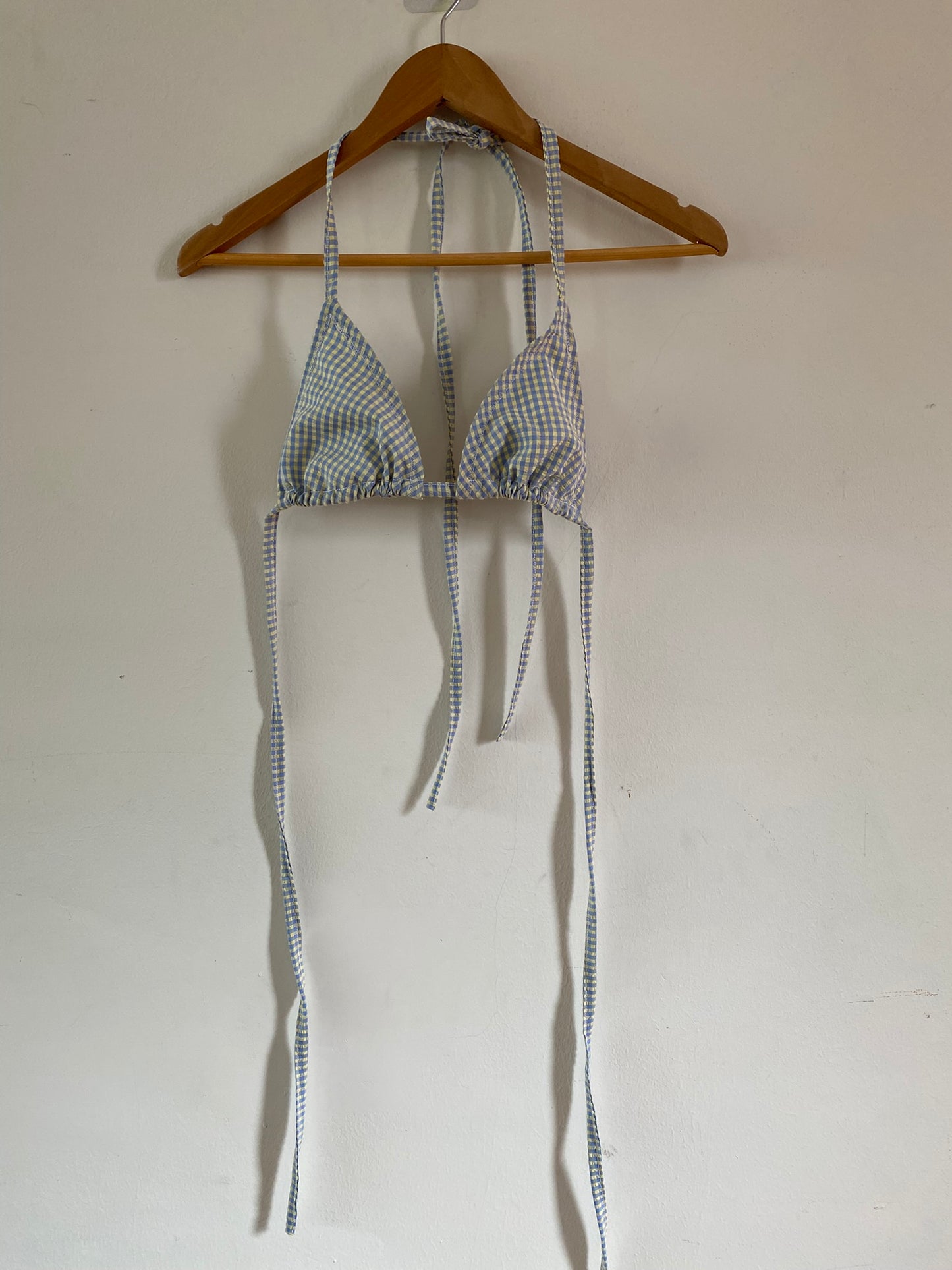 amelie bikini top (in light blue)